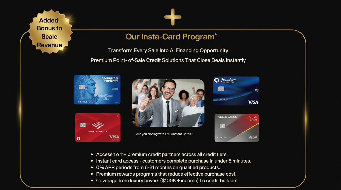 A.C.T. Insta-Card Program — premium point-of-sale credit solutions